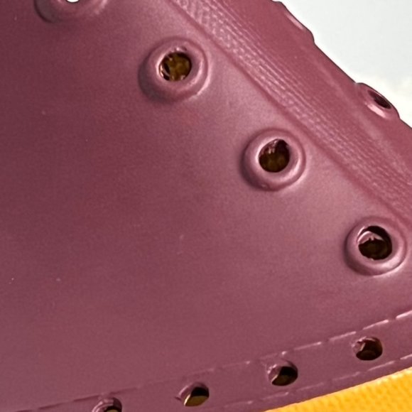 BIION Crimson Red, Black & Leather Oxford Golf Shoes Men SZ 8 - Picture 8 of 13